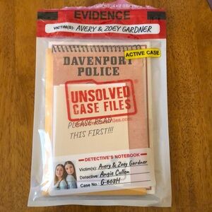 Unsolved Case Files game - victims Avery & Zoey Gardner